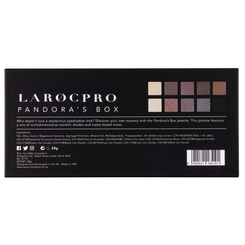 Metallic Eyeshadow Palette - LaRoc Pro Pandora's Box