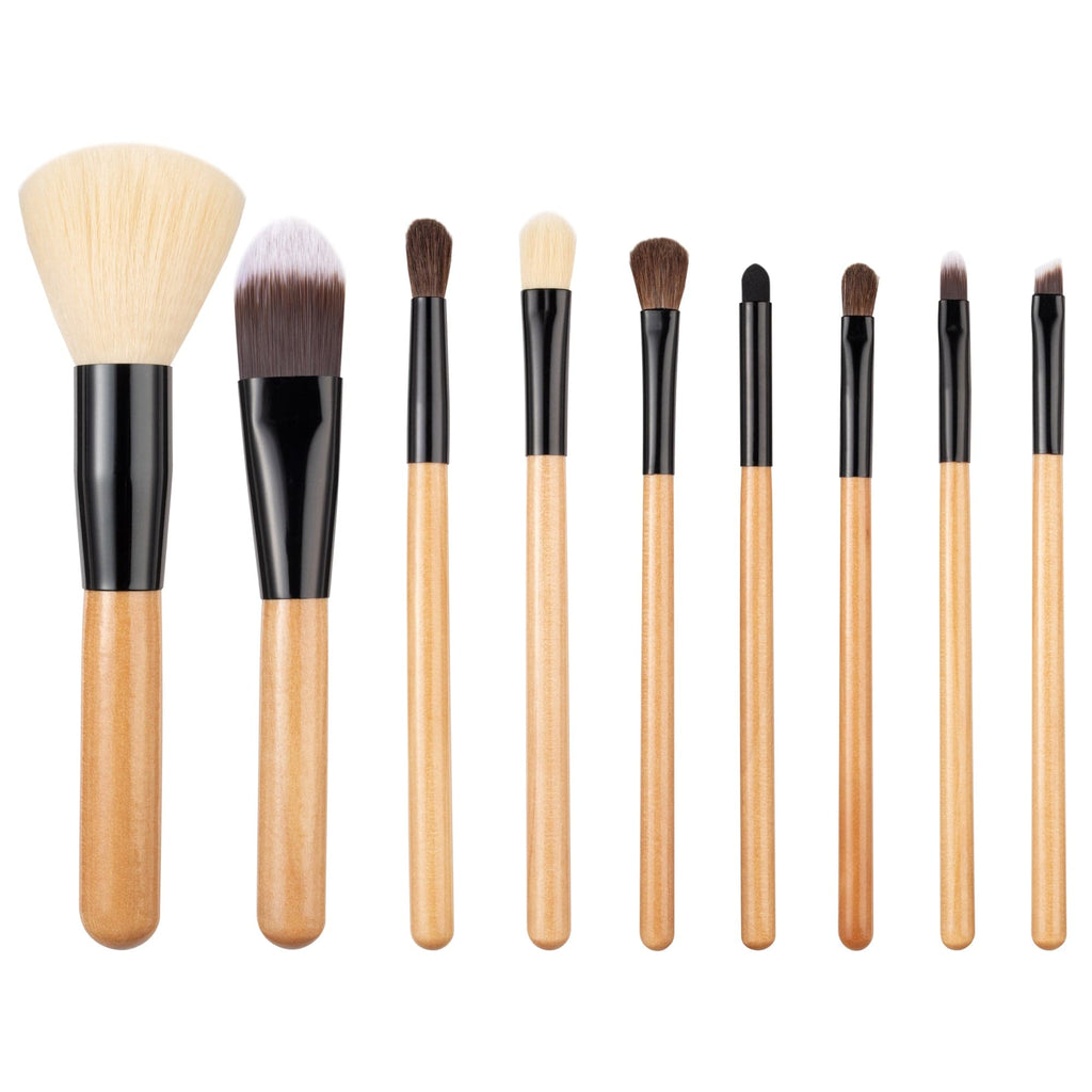 9 Piece Makeup Brushes Set